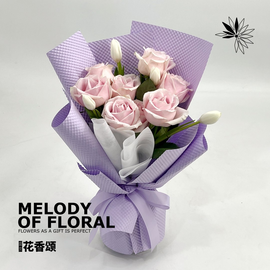 郁金香玫瑰花束(S)